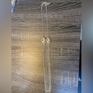 Brighton Swirl multi chain long necklace